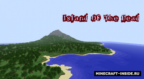 Установить island. Карта острова майнкрафт. Карта остров зомби в МАЙНКРАФТЕ.